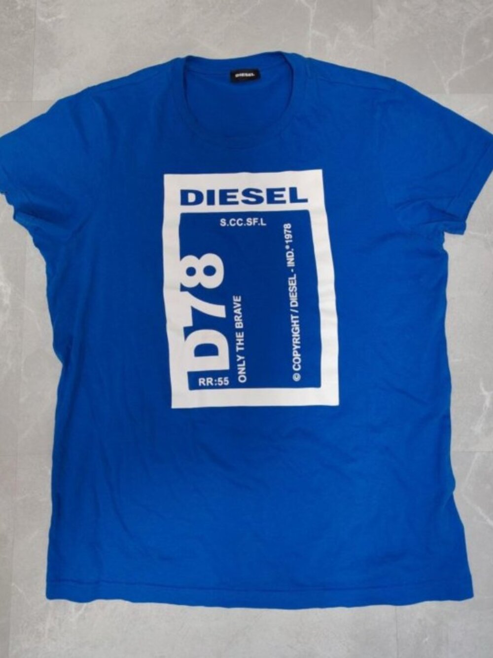 Diesel Blue Graphic T-Shirt
